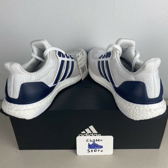 Adidas UltraBoost 2.0 DNA Mens Stefon Diggs PE White Navy Gold - Picture 5 of 12